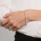10 CTW Moissanite Tennis Bracelet — Gold Plated