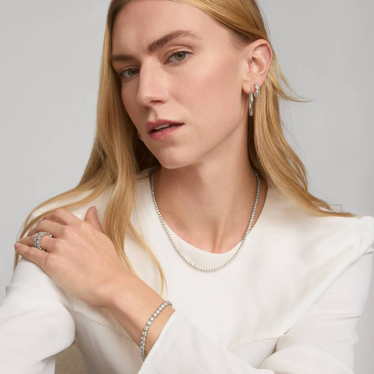 10 CTW Moissanite Tennis Bracelet — Gold Plated