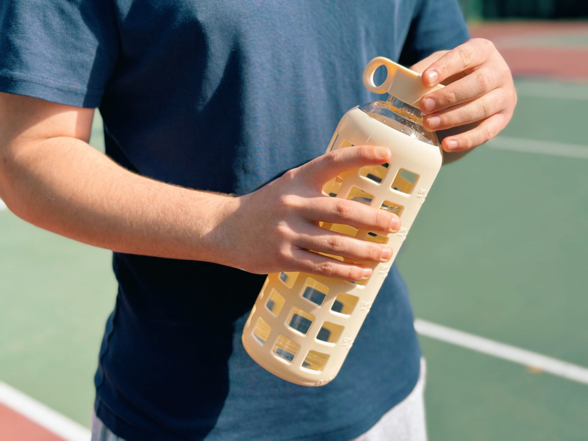 Purifyou Glass Water Bottle — Silicone Sleeve