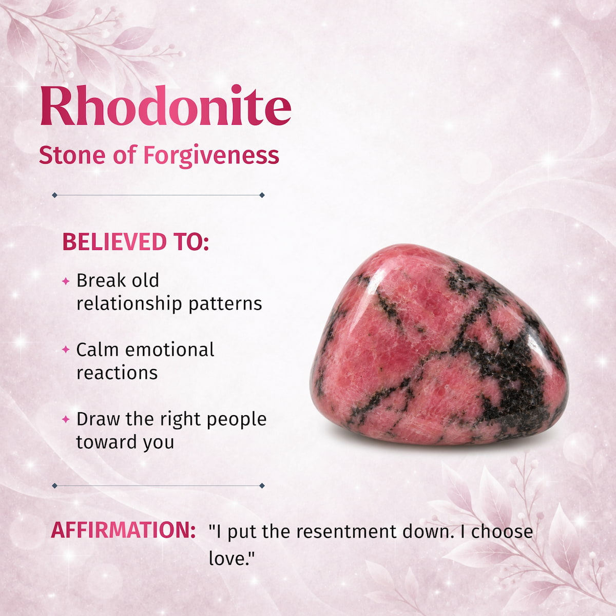 Rhodonite Beaded Bracelet