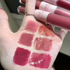 CACE Double Head Lip Gloss Sexy Red Lip Makeup Lip Mud Mirror Water Gloss Lip Glaze Matte Lipstick Waterproof Korean Cosmetics