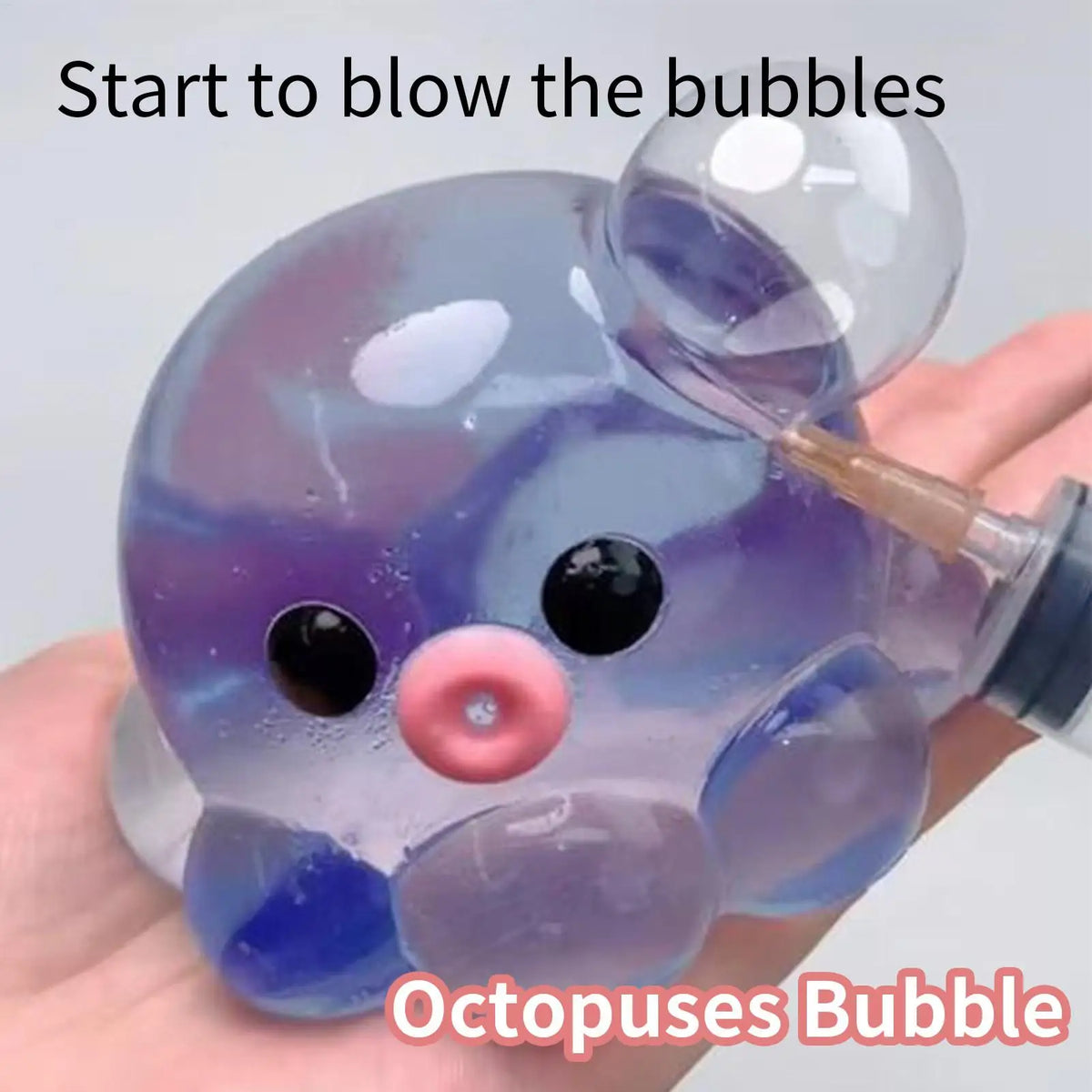 Glowing Octopus Bubble Pop Sensory Fidget Toy