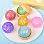 Mini Squishy Dumpling Fidget Toy — Glitter Steamer Bun