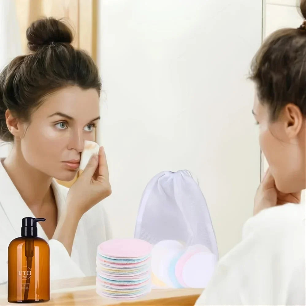 12 Reusable Makeup Remover Pads