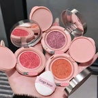 Cute Liquid Blusher Air Cushion Nude Natural Face Brighten Apricot Peach Tint Blush Shading Rouge Rubor Korean Makeup Cosmetics