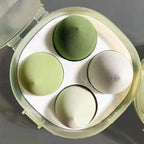 4pcs Beauty Egg Makeup Sponge Set Foundation Make Up Sponge With Egg Box Perfect For Face Cream Powder