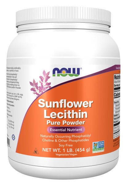 NOW Sunflower Lecithin Powder — 1 lb