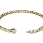 4 CTW Lab-Grown Diamond Tennis Bracelet — 14K Gold
