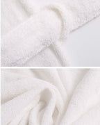 Classic Ultra-Soft Absorbent Cotton Bathrobe / White