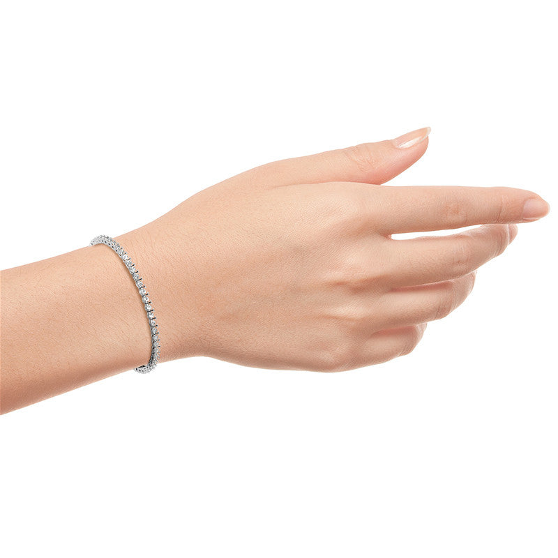 6.5 CTW Lab-Grown Diamond Tennis Bracelet — 14K Gold