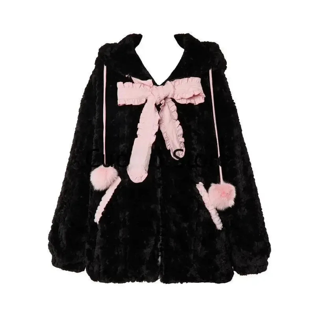 Kawaii Fuzzy Cat Ear Hoodie
