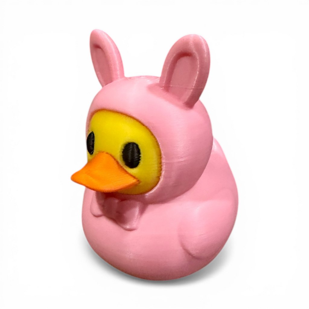 Easter Bunny Duck — 3D-Printed Collectible Duck