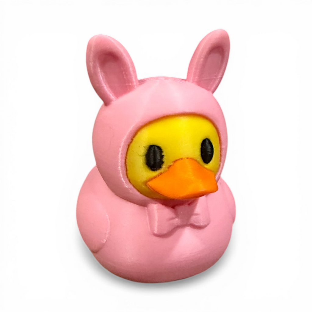 Easter Bunny Duck — 3D-Printed Collectible Duck