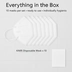 KN95 Masks — 10-Pack, 5-Layer Protection