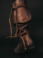 Brown High Leather Boots "Aragorn"