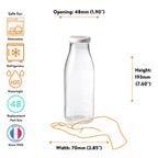 Le Parfait Swing Top and Milk Bottles