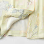 Lillian Lapel Collar & Button Front Floral Pajama Set / Long-Sleeve & Long-Pant