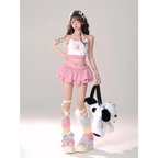Fairy Kei Ruffle Mini Skirt