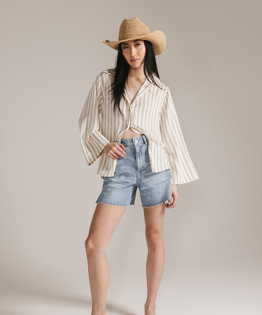 Ames Packable Raffia Cowboy Hat
