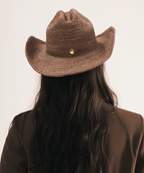 Ames Packable Raffia Cowboy Hat