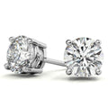 0.50 CTW Lab-Grown Diamond Stud Earrings — 14K Gold
