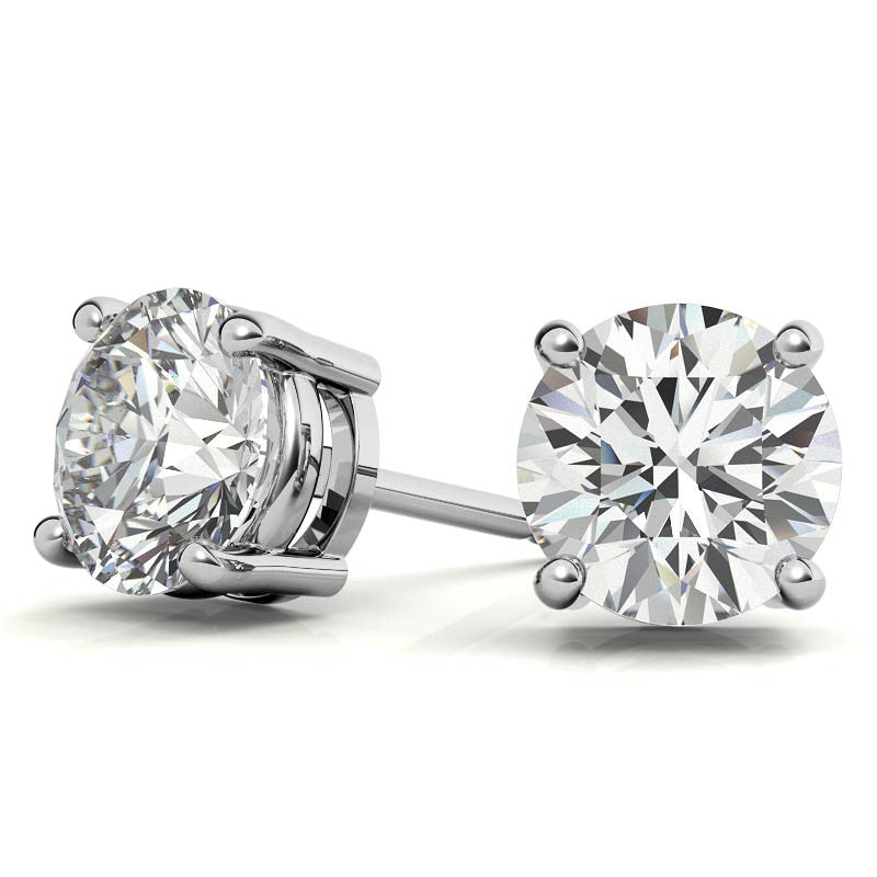 0.50 CTW Lab-Grown Diamond Stud Earrings — 14K Gold