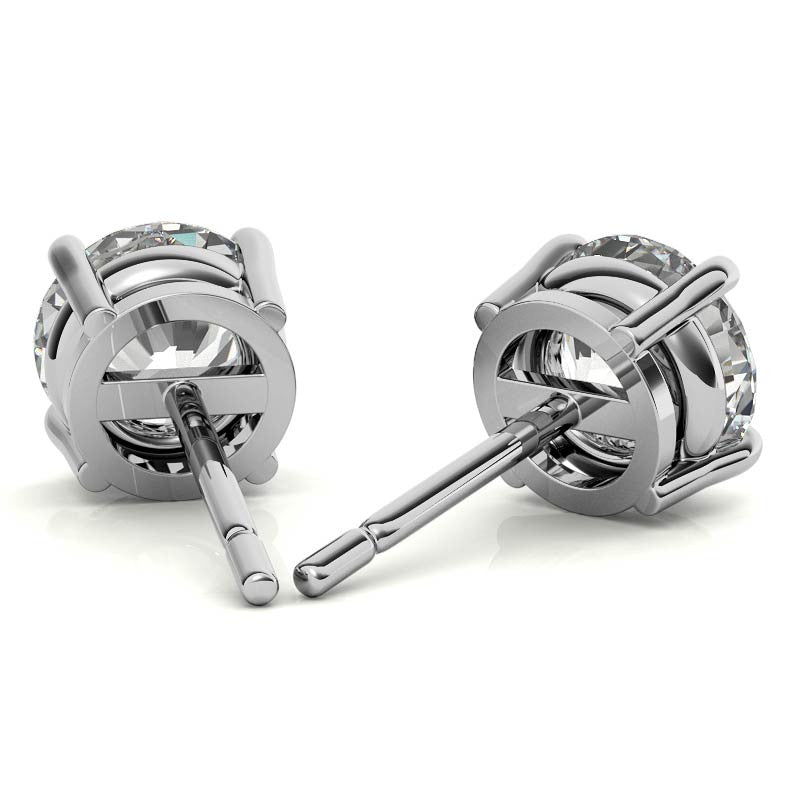 0.50 CTW Lab-Grown Diamond Stud Earrings — 14K Gold